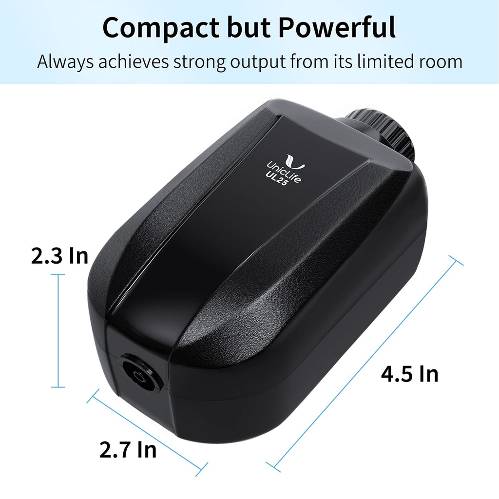 Aquarium Air Pump Dual Outlet Fish Tank Aerator G624965