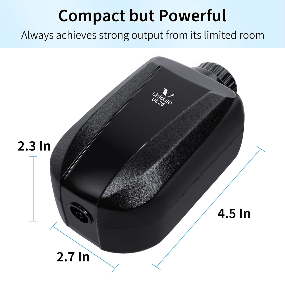 Aquarium Air Pump Dual Outlet Fish Tank Aerator G624965