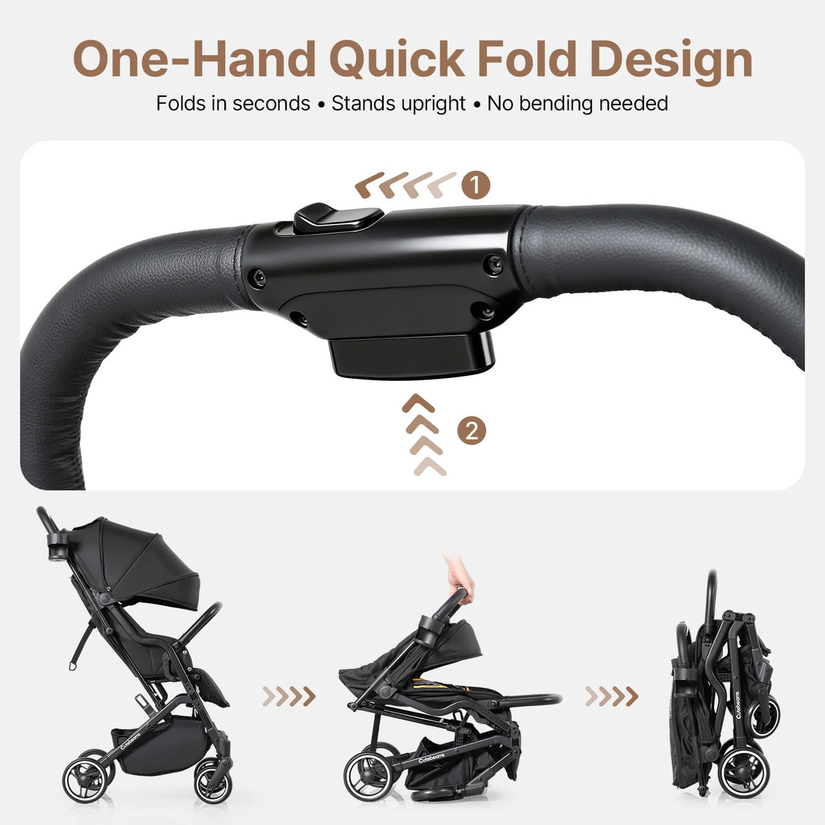 Lightweight Compact Travel Stroller B5822