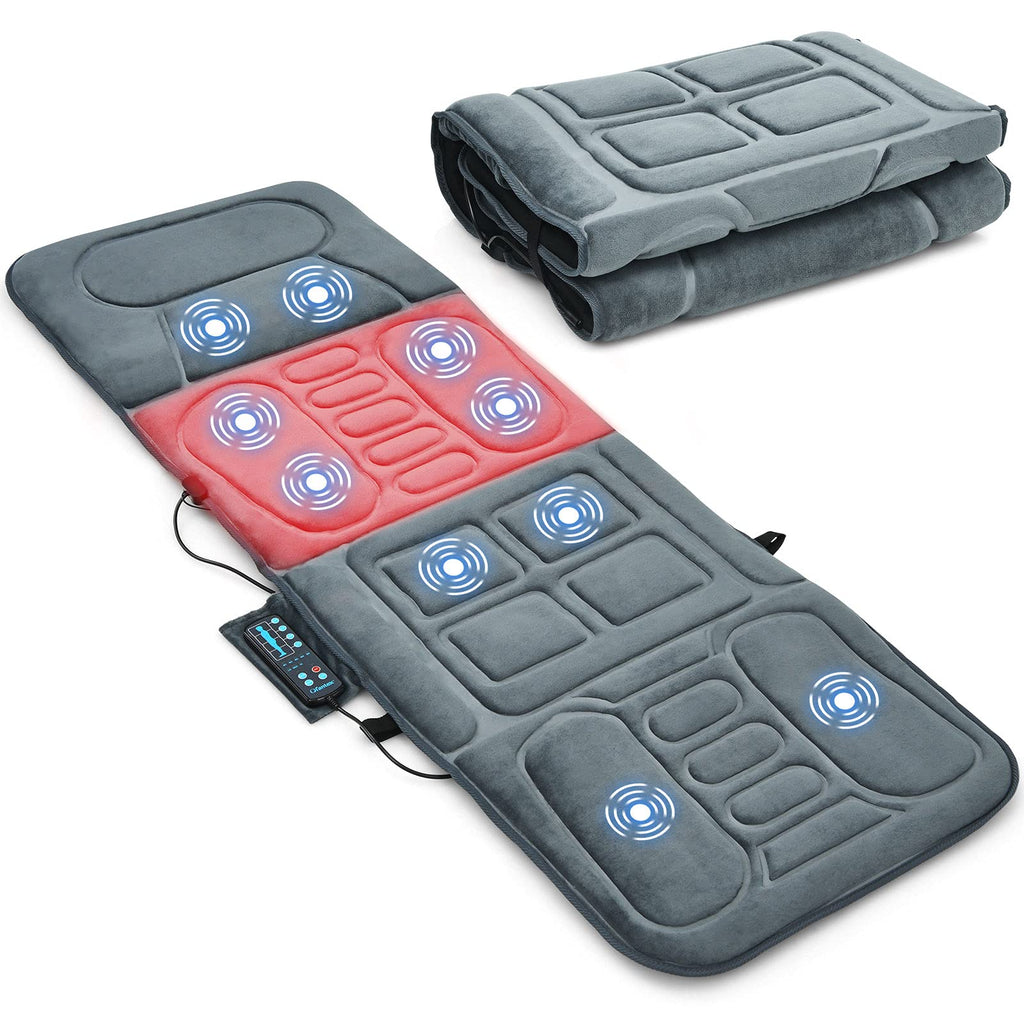 Massage Mat with 10 Vibrating Motors Heating Pad M800655