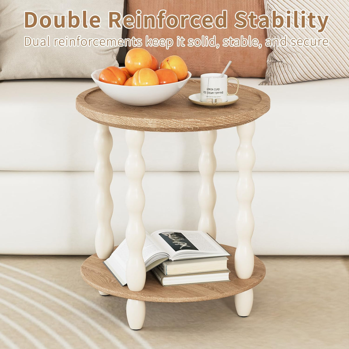 Round 2-Tier Side Table T429596