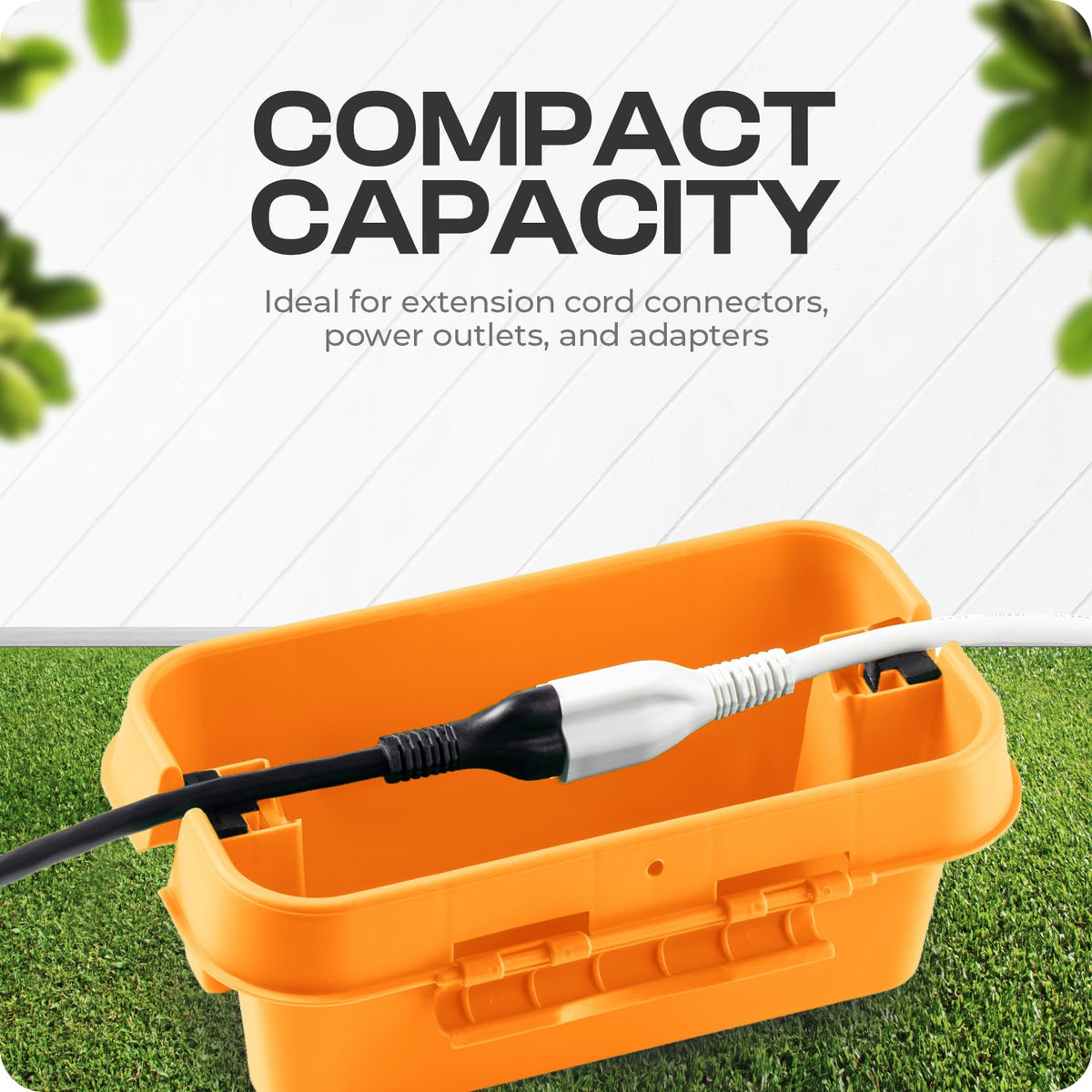 Weatherproof Connection Box Small Orange D708