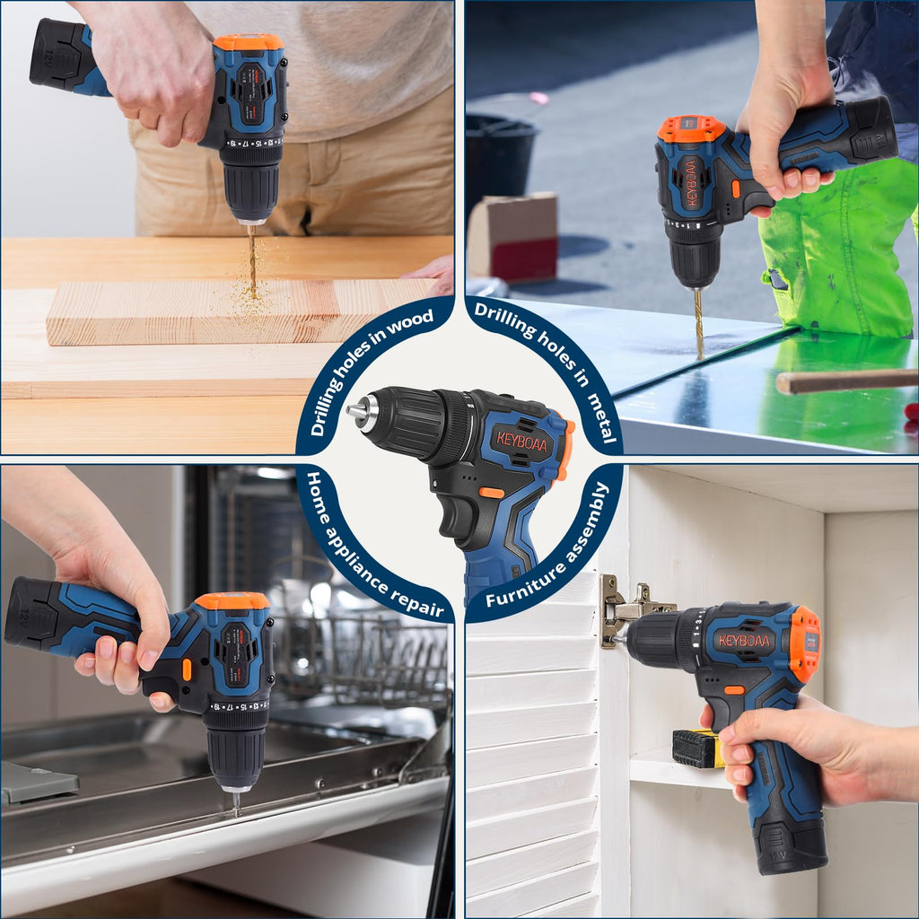 Brushless Cordless Drill Set with 2 Batteries & Charger C698900