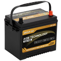 AGM Car Battery Group Size 24F 12V 70Ah 710 CCA Q43125