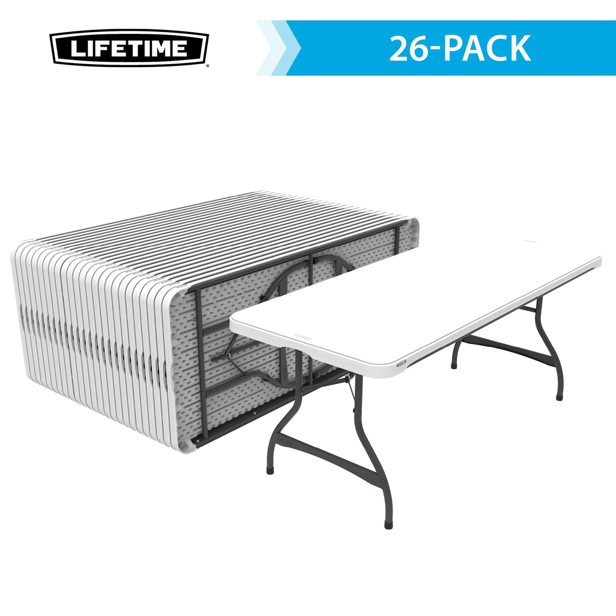 White Granite Folding Tables H8087