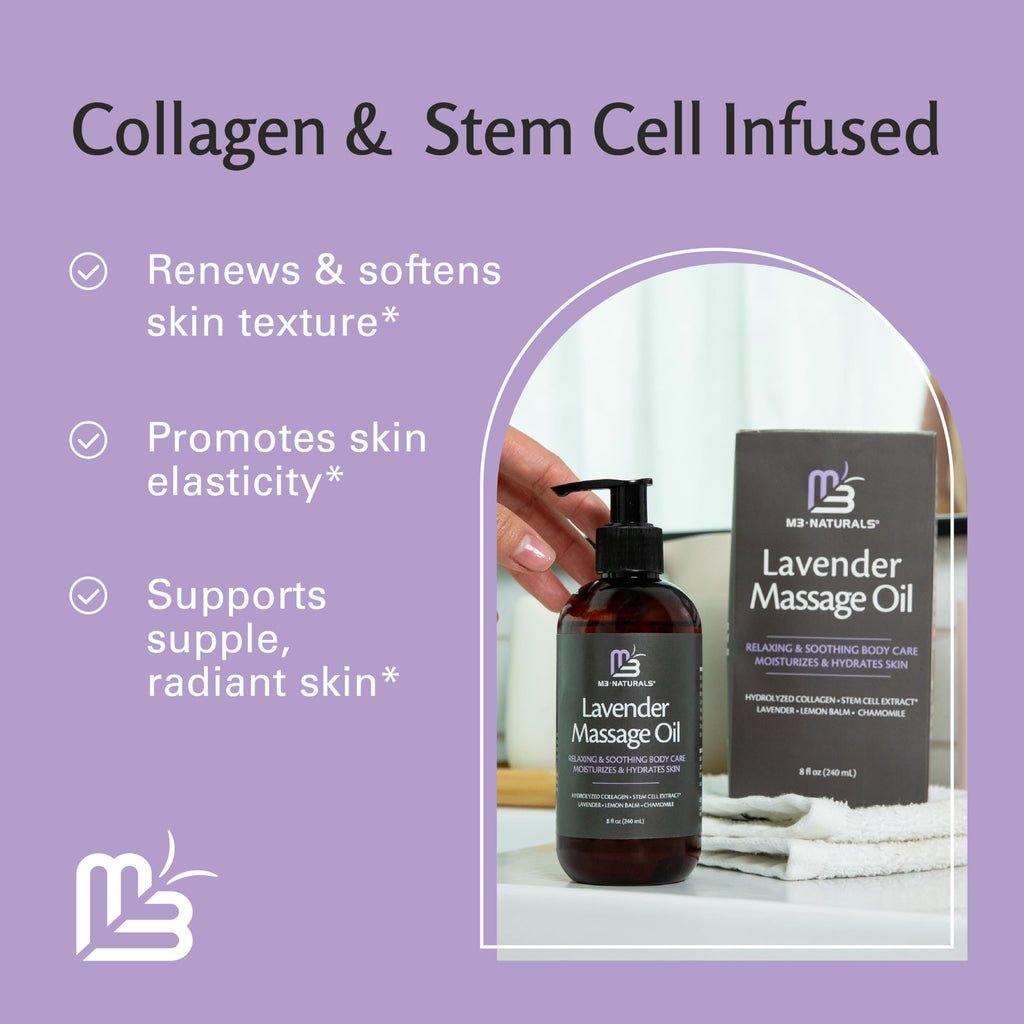 Lavender Collagen Massage Oil 16 Fl Oz X3312