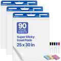 Bleedproof Self-Adhesive Easel Pads 25 x 30 Inches 3 Pads G9076