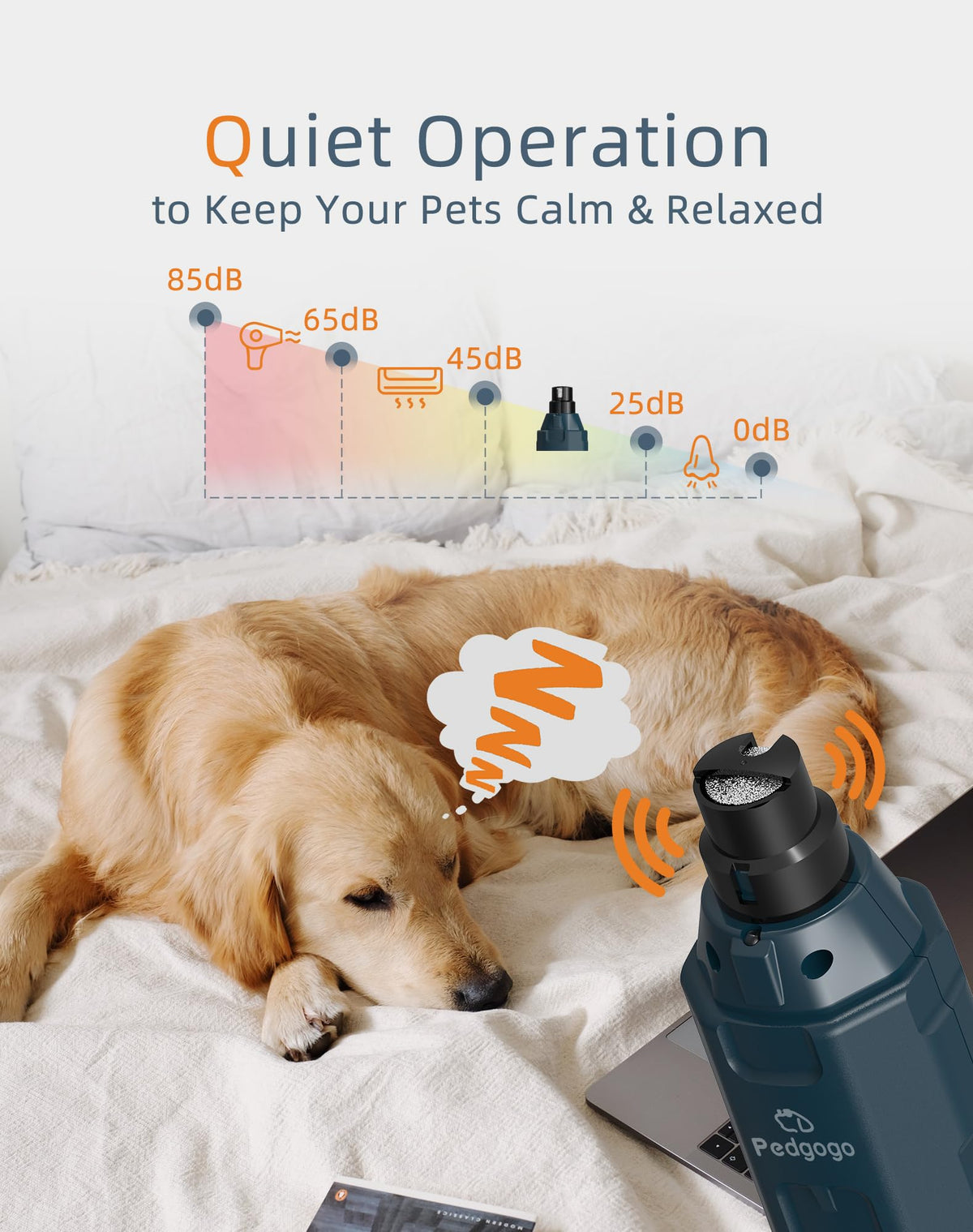 Dog Nail Grinder with 2 LED Lights R58417