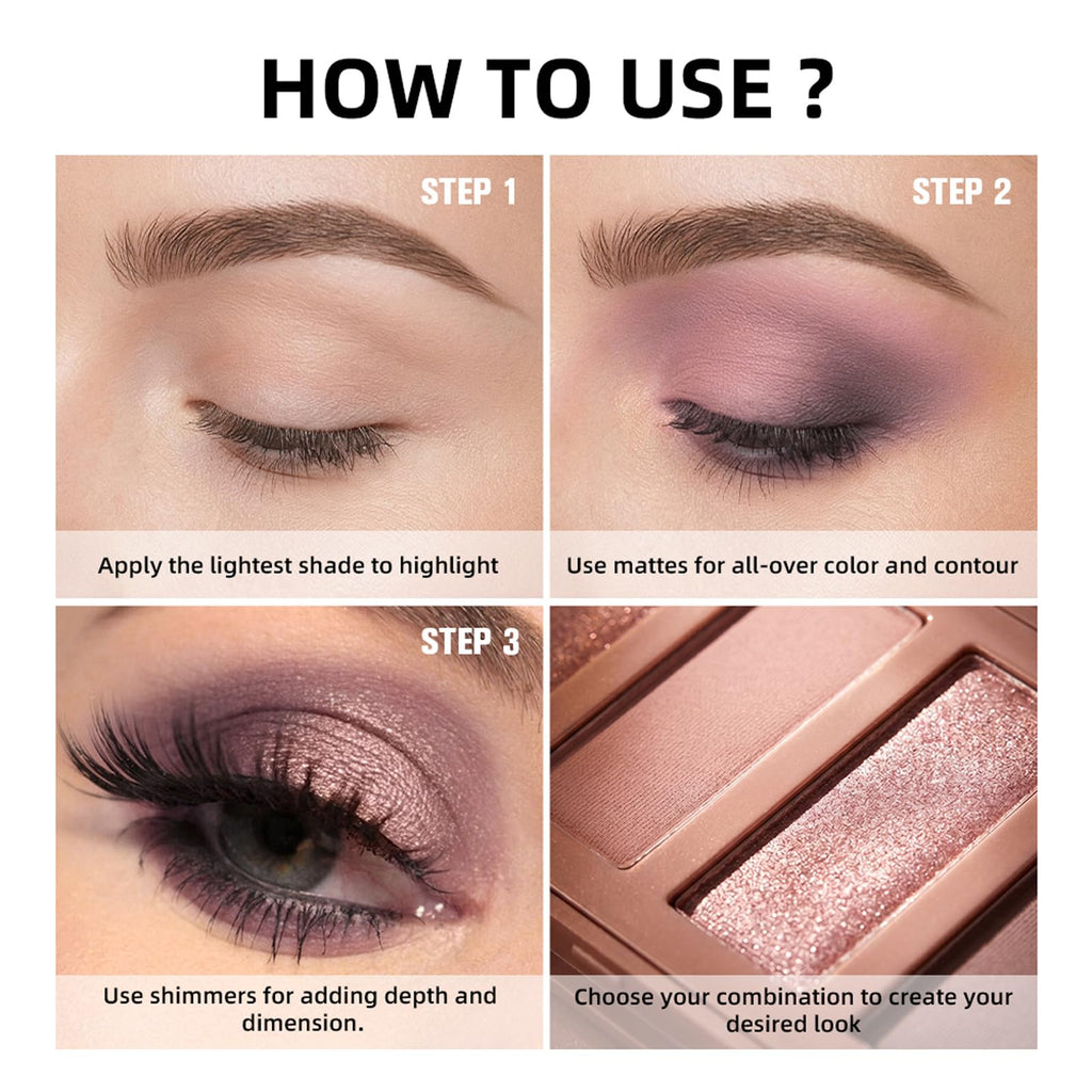 Mini 6 Color Matte & Shimmer Eyeshadow Palette U405408