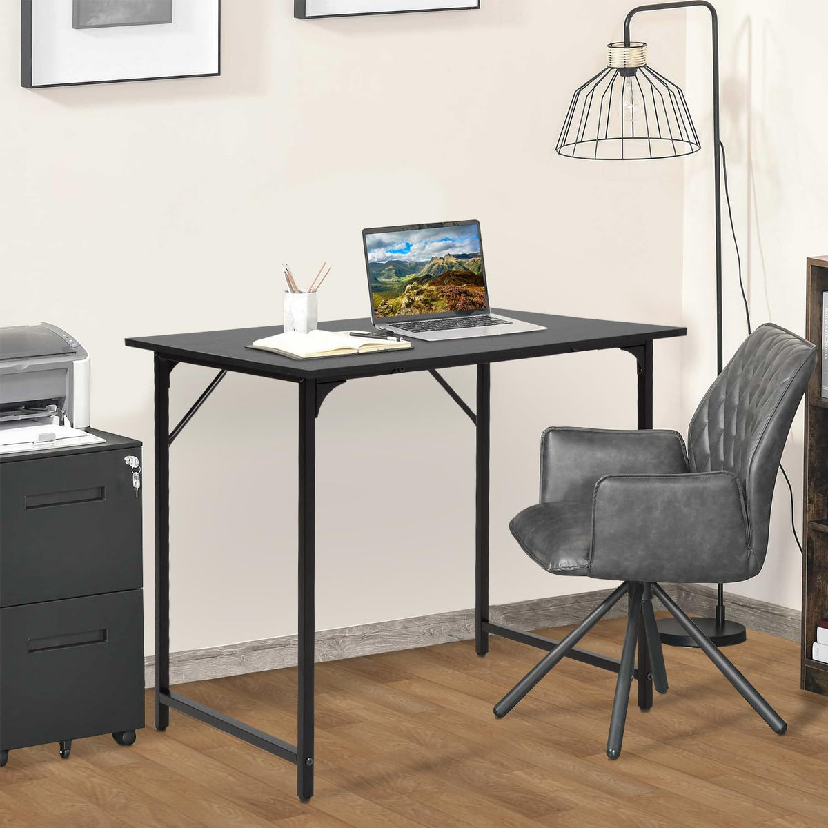 32 Inch Black Computer Desk L638717