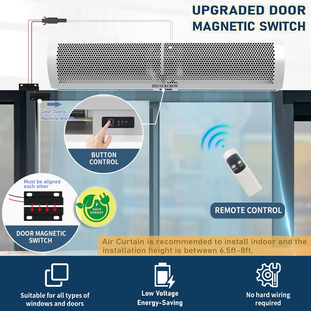 36 Inch Wall Mounted Commercial Air Curtain W92497