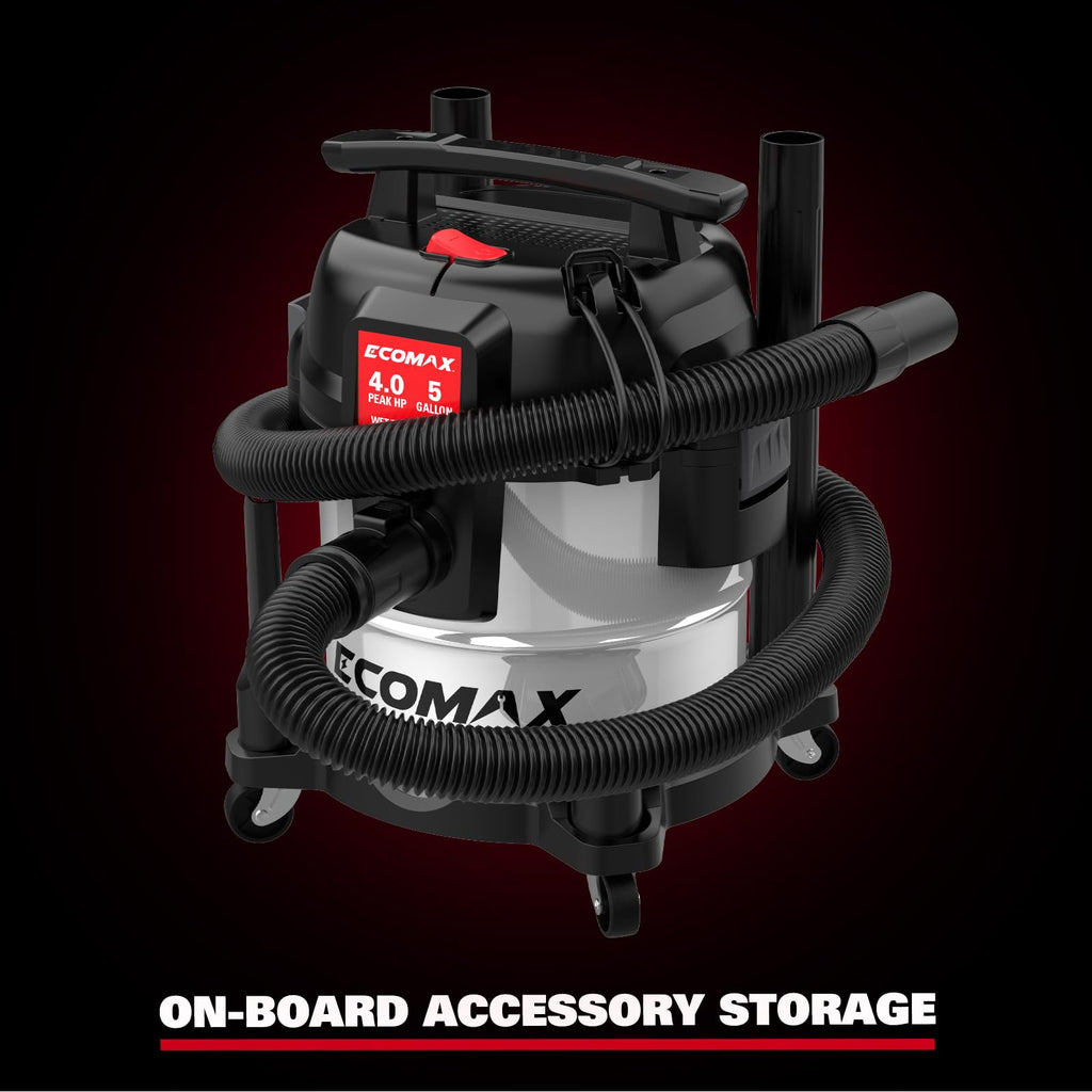 5 Gallon Stainless Steel Wet and Dry Shop Vacuum K161