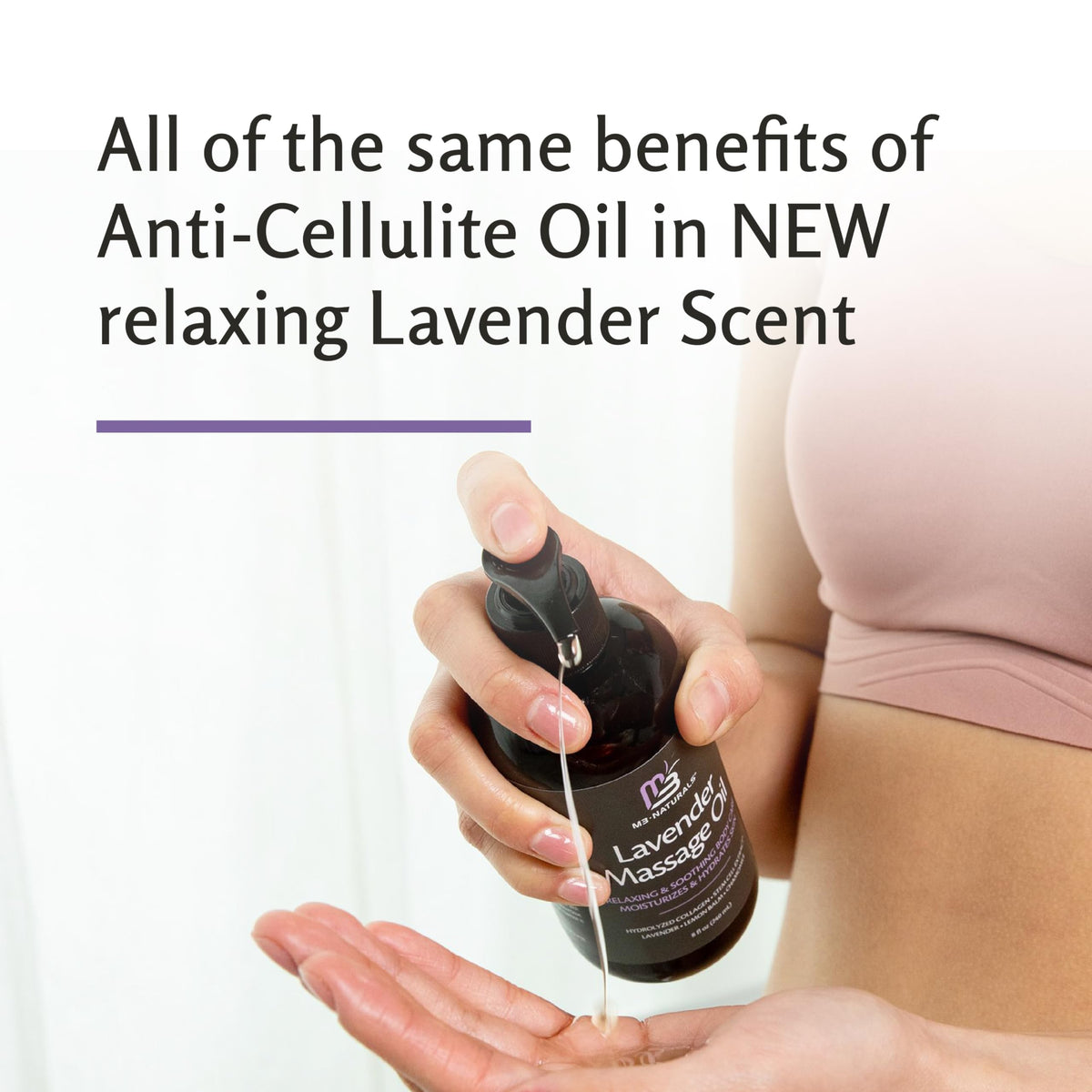 Lavender Collagen Massage Oil 16 Fl Oz X3312