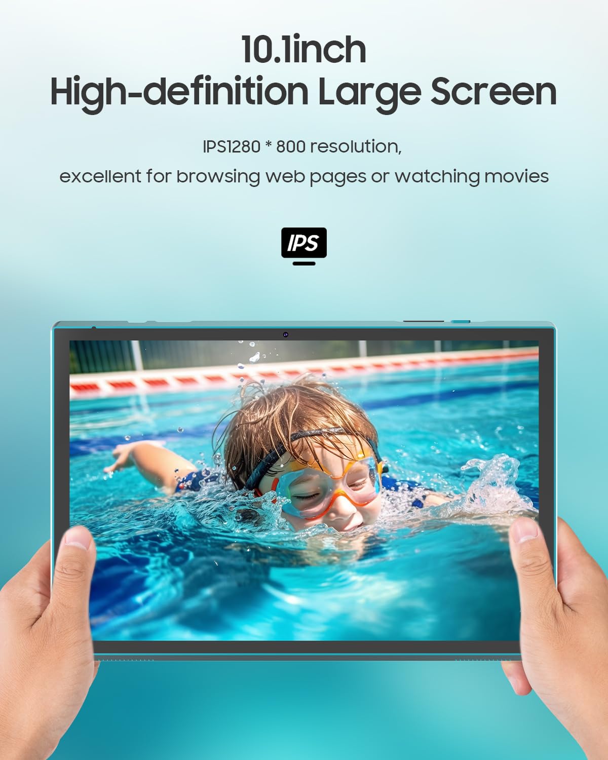 10 inch Android Tablet with Keyboard Case Mouse Stylus H294