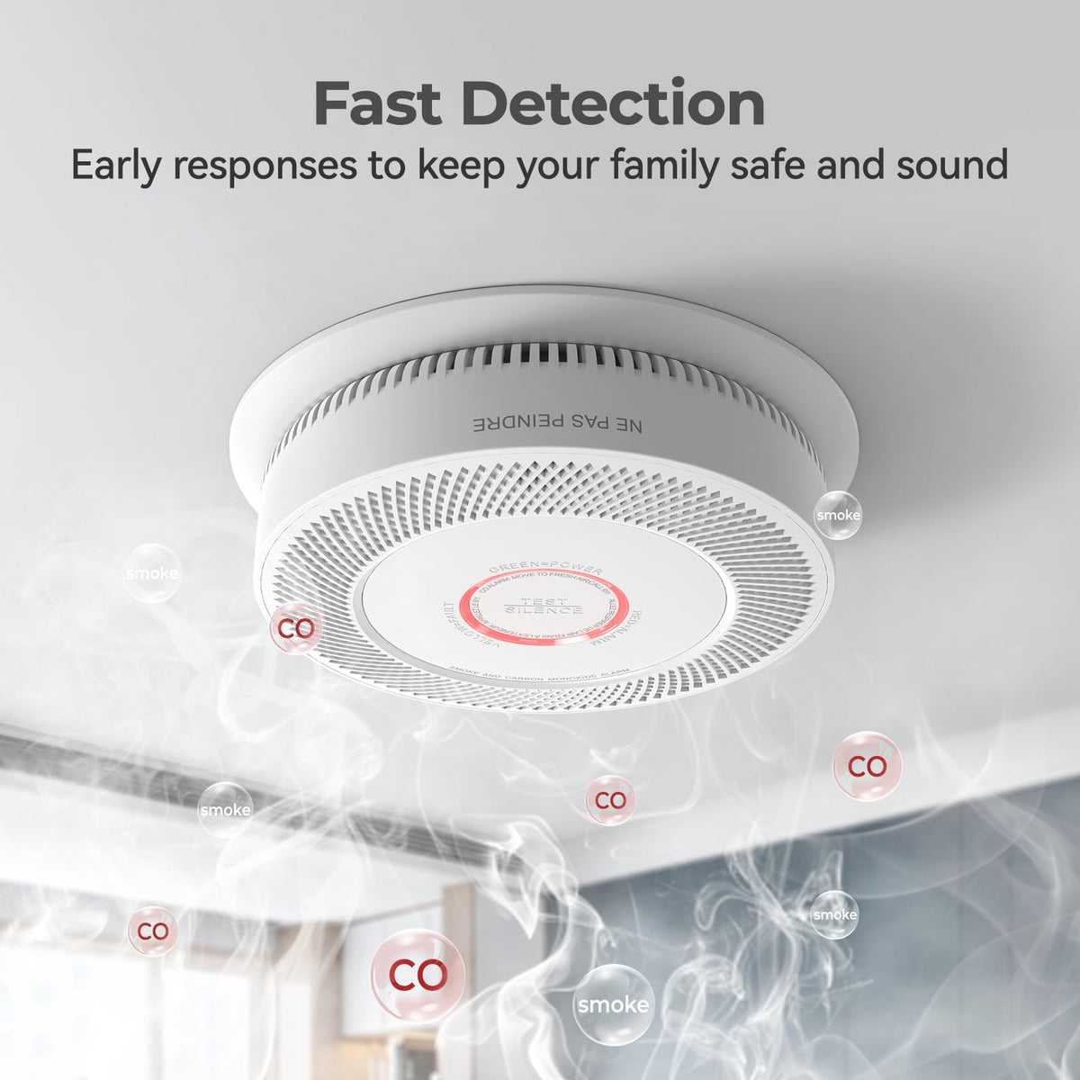 Hardwired Smoke and Carbon Monoxide Detector K70596
