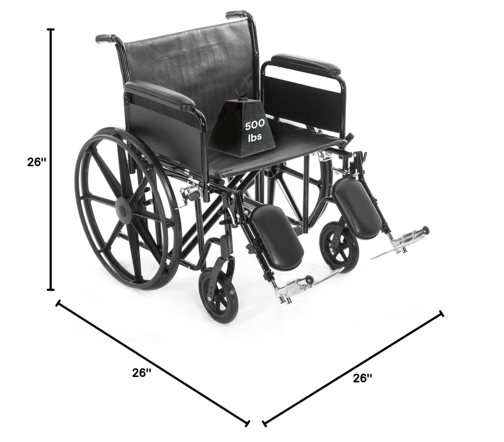 Heavy Duty Bariatric Wheelchair 700lb 28” Seat Width K53152