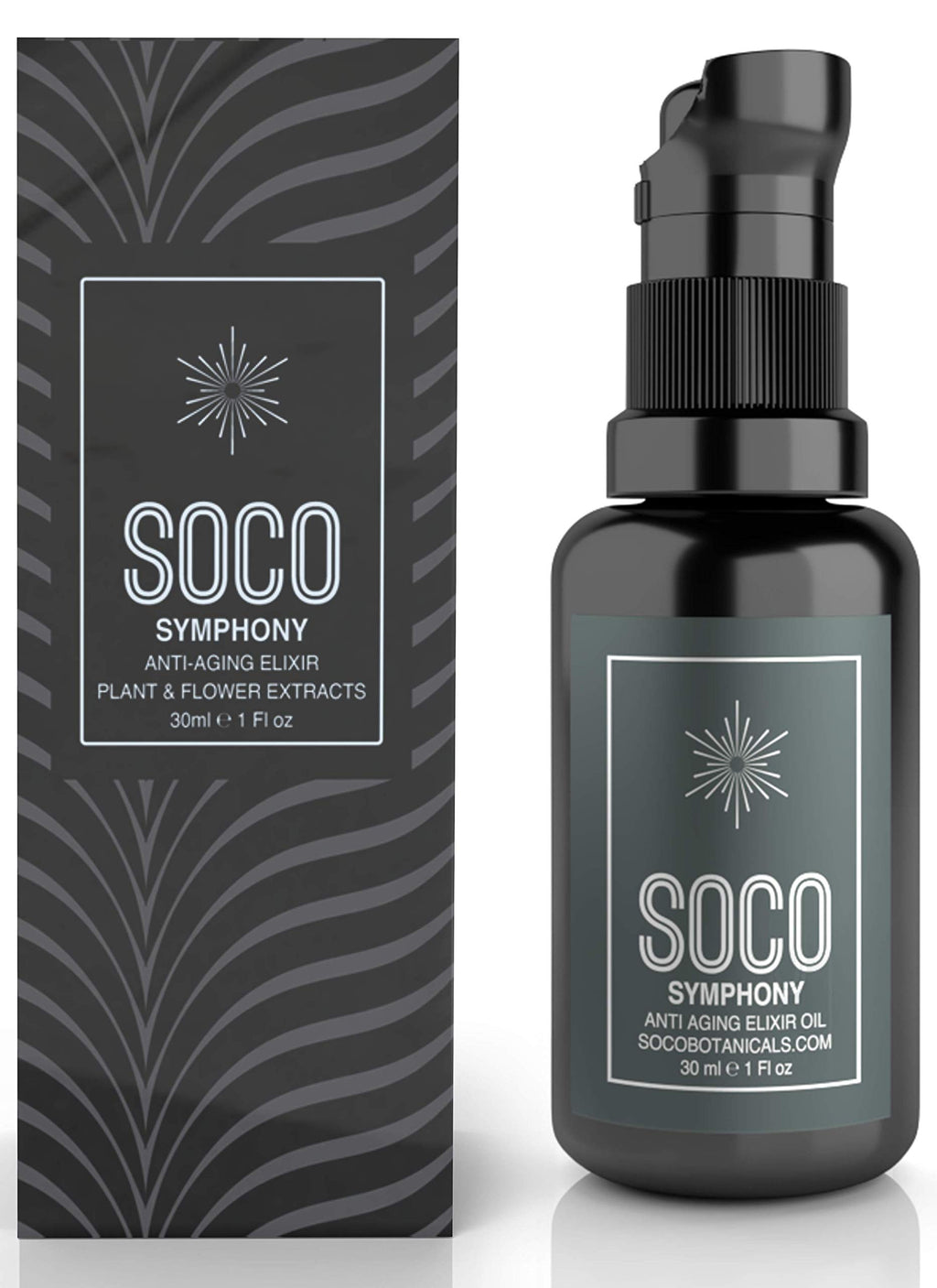 Anti Aging Organic Face Oil Serum with Sea Buckthorn, Argan, Rosehip & CoQ10 C1738