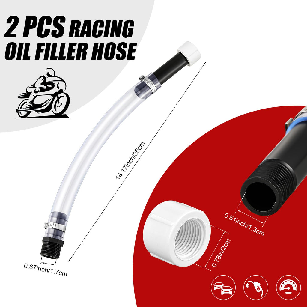 4 Pcs Fuel Jug Cap Replacement with Hose Kit G78689