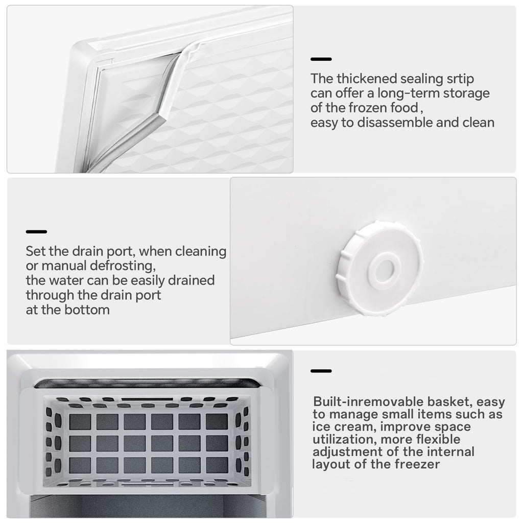 7.0 Cubic Feet White Chest Freezer M141682