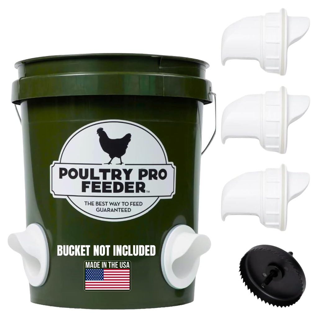 Chicken Feeder and Waterer Set with 3 Ports A754