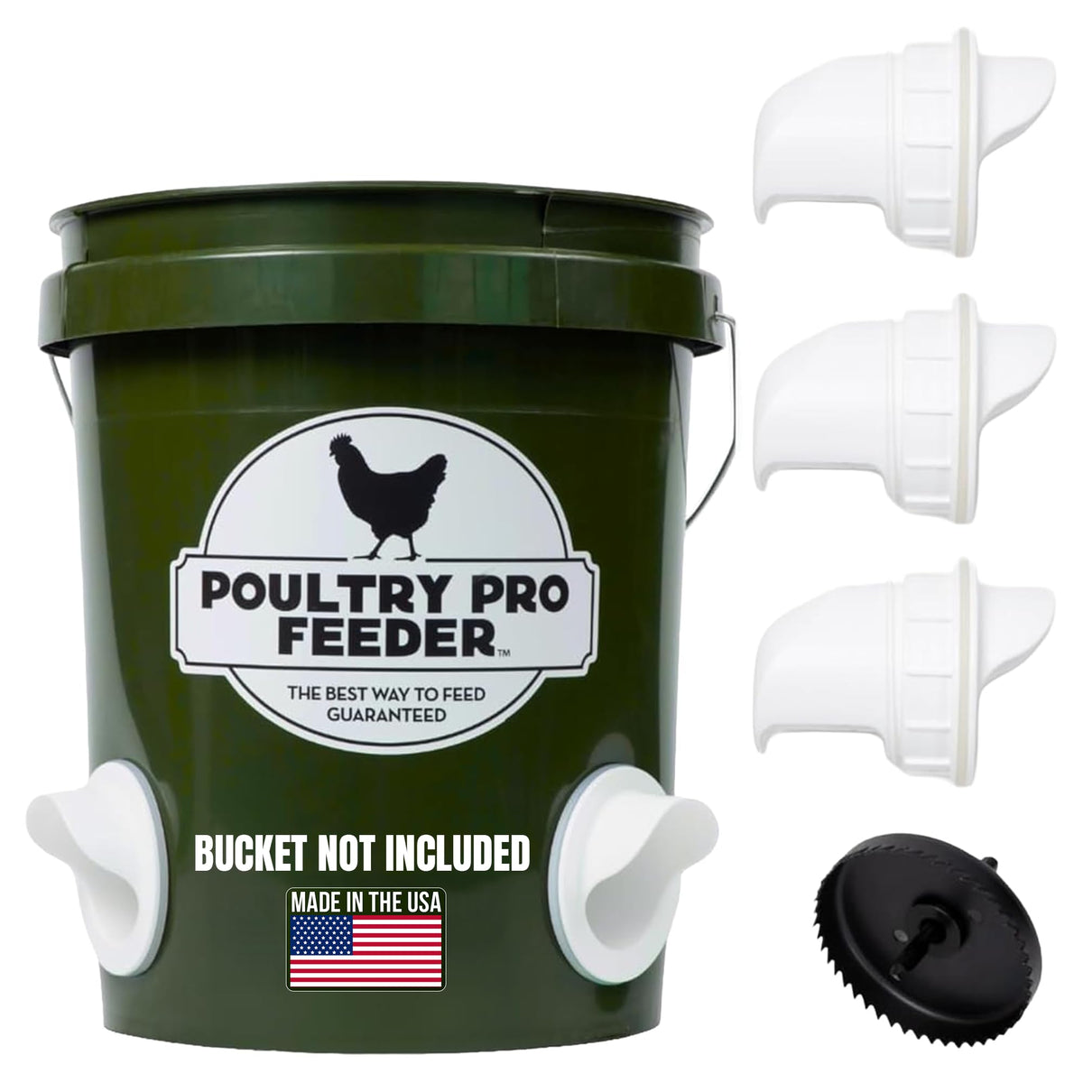 Chicken Feeder and Waterer Set with 3 Ports A754