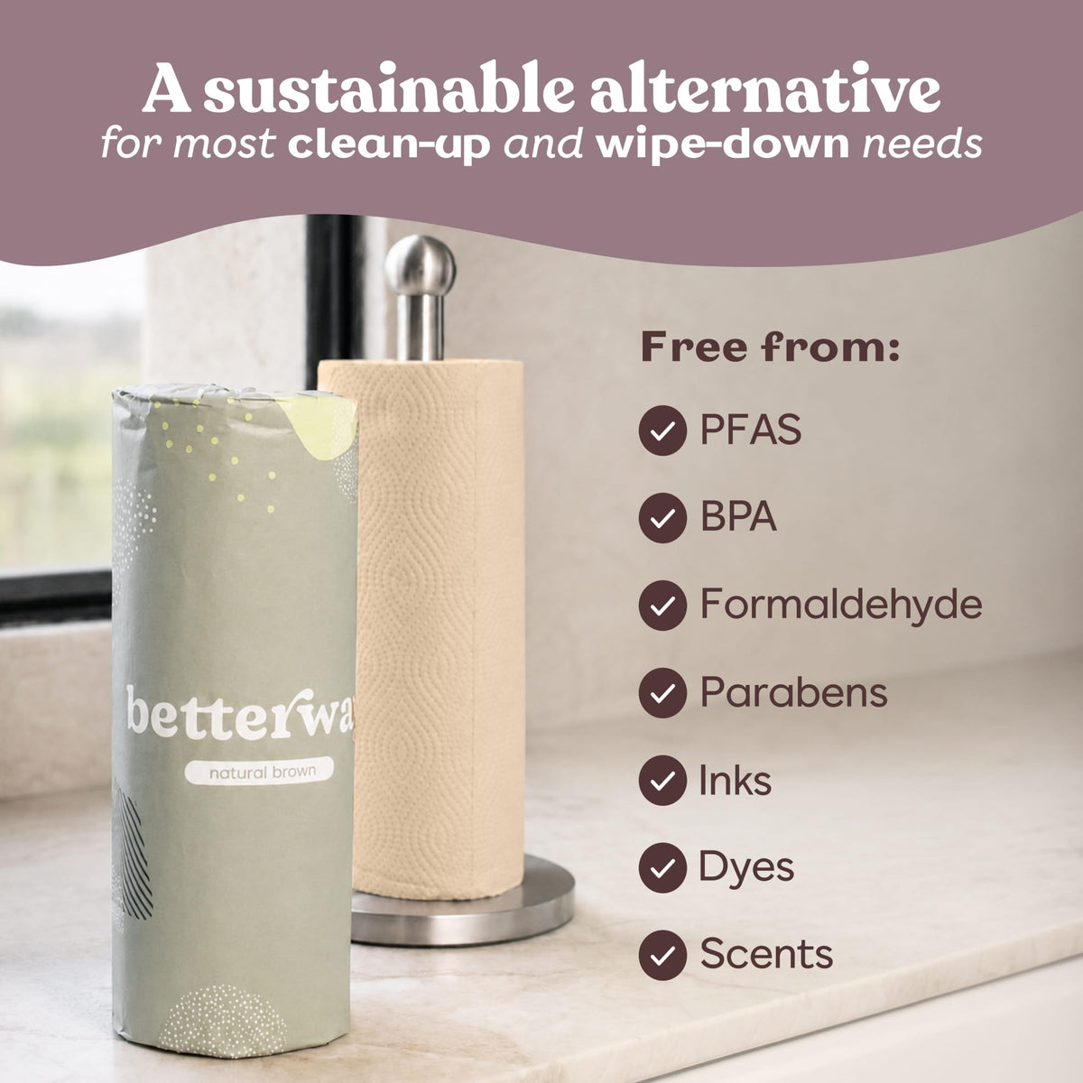 Bamboo Paper Towels 8 Rolls 2 Ply J408