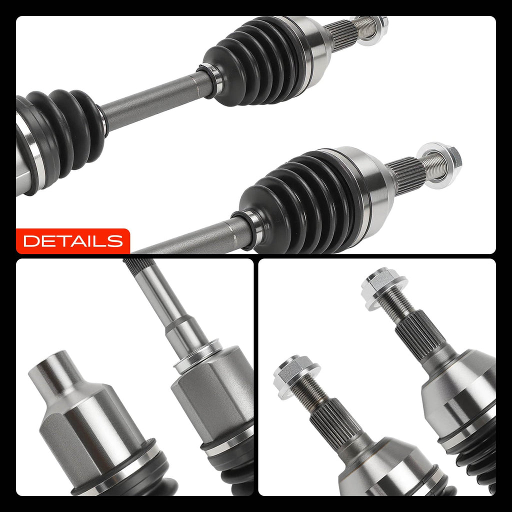 Set of 2 Front CV Axle Shaft Assembly O870105