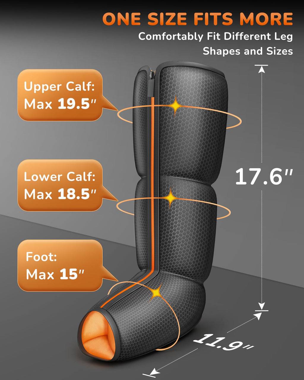 Air Compression Leg Massager with Heat G39242