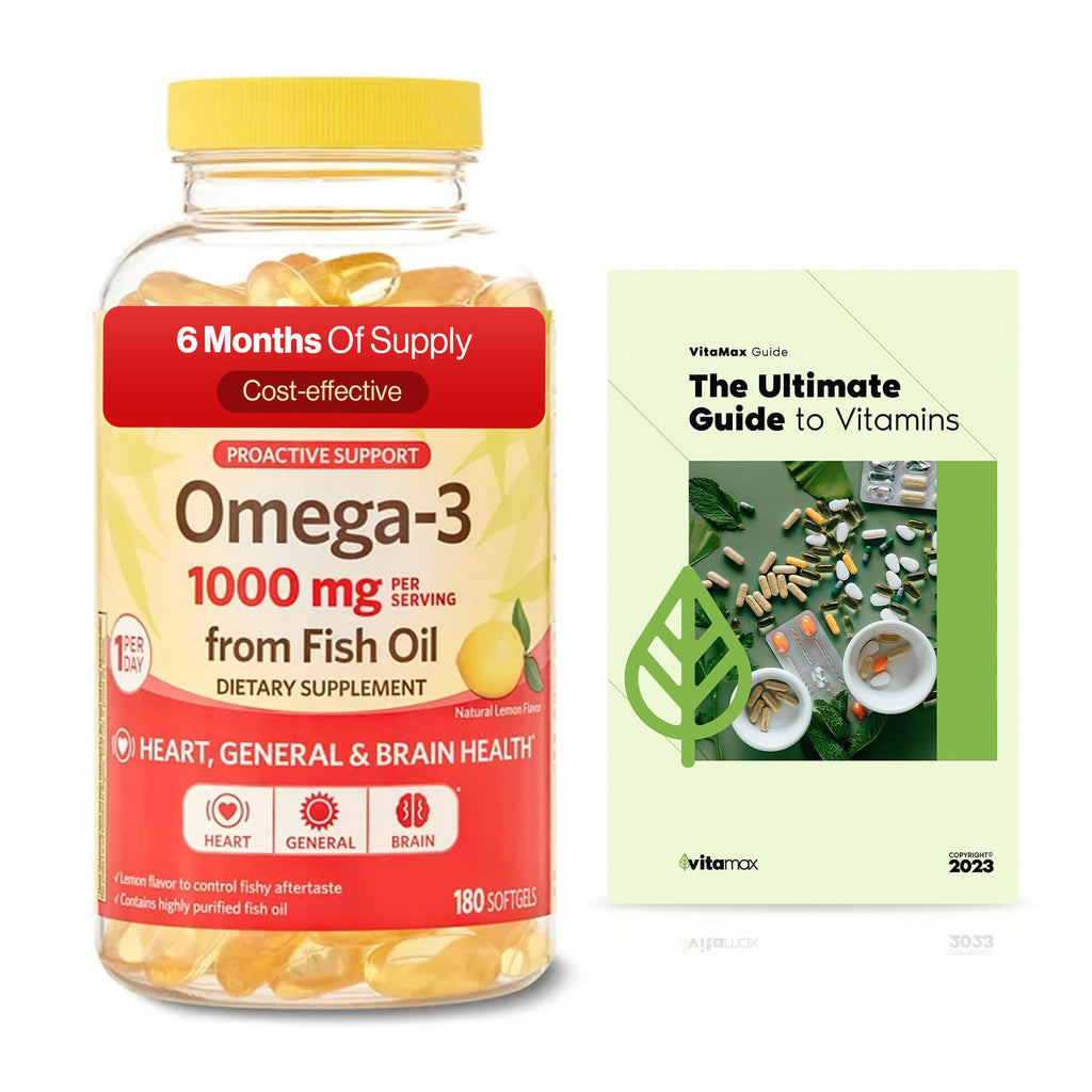 Omega-3 Fish Oil 1000 mg 180 Count R65395