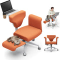 Orange Adjustable Ergonomic Office Chair with Desk Tray N85074