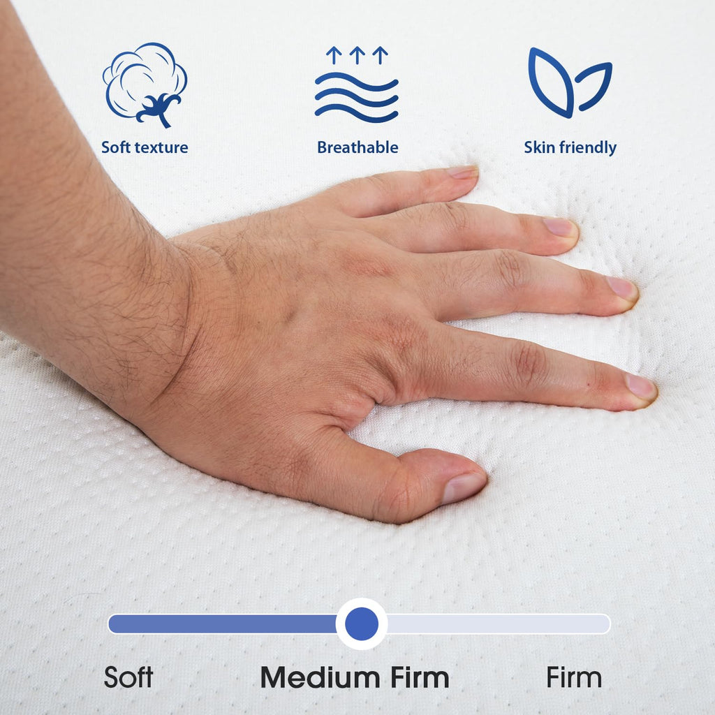 3" Tri Folding Memory Foam Mattress Queen Medium Firm E20163