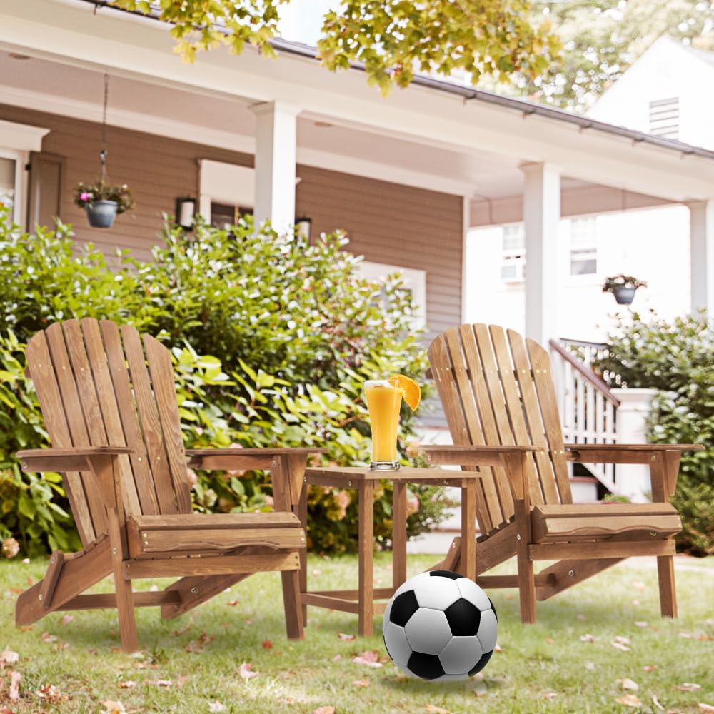 Solid Cedar Wood Folding Adirondack Chair Set of 2 P763