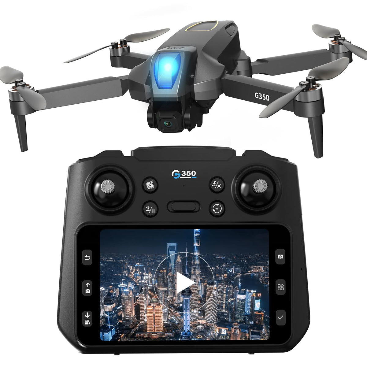 Drone with Camera 4.5" LCD Screen Foldable RC Quadcopter N148