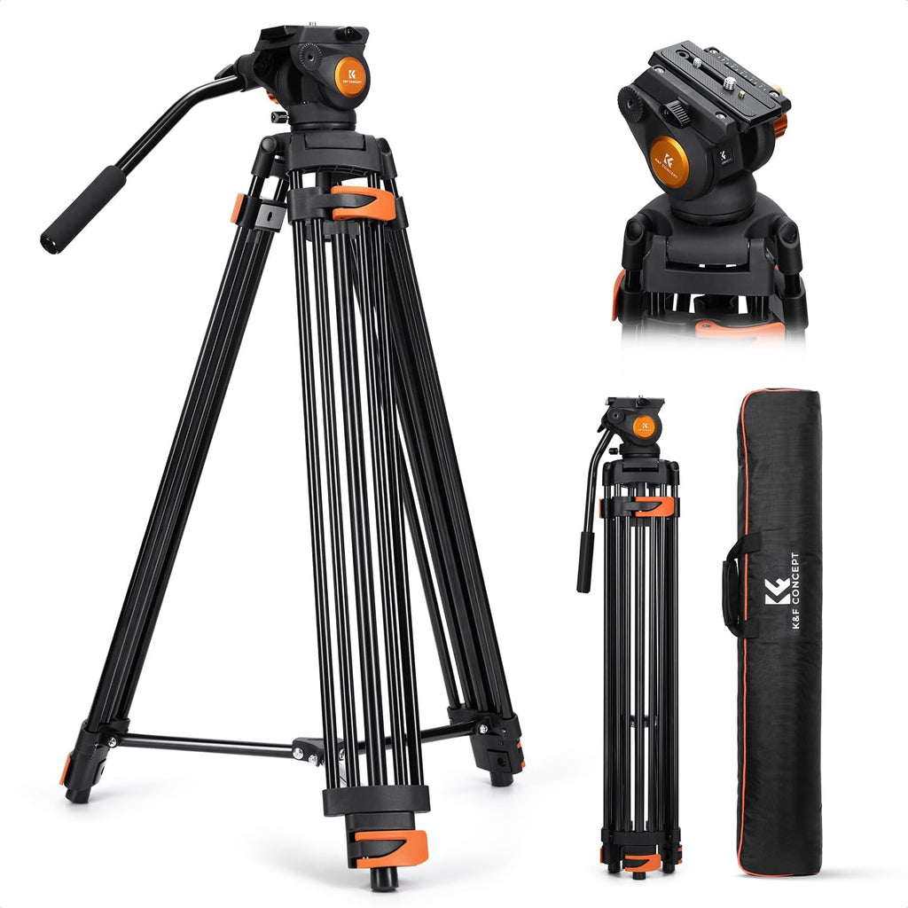 80" Video Tripod with Fluid Head E766320