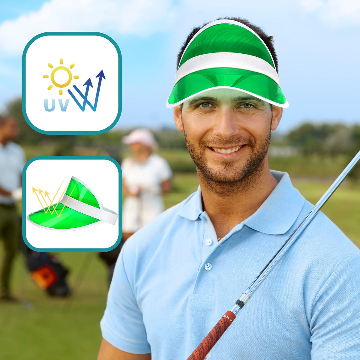 Poker Visors Golf Hats J552