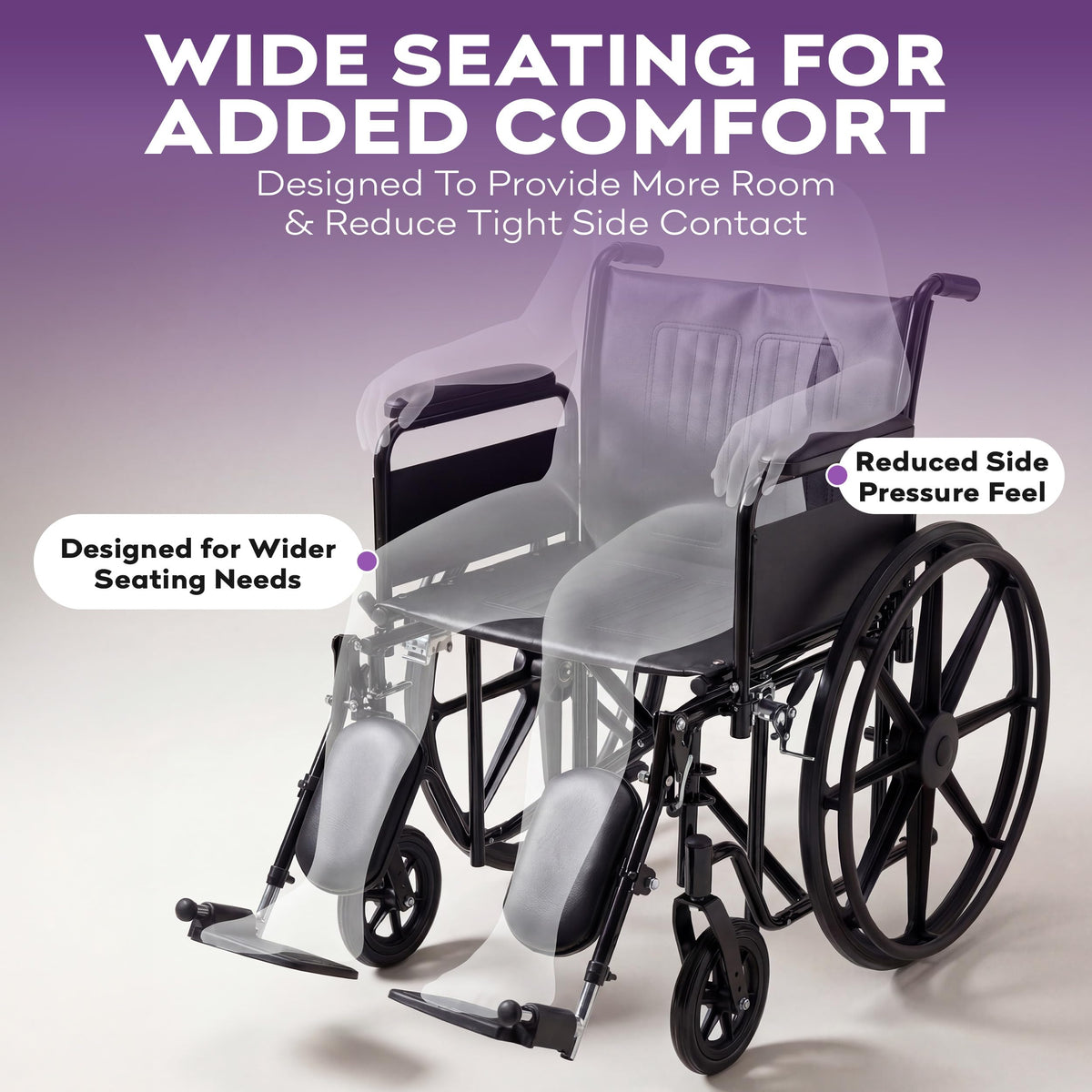 Heavy Duty Bariatric Wheelchair 700lb 28” Seat Width K53152