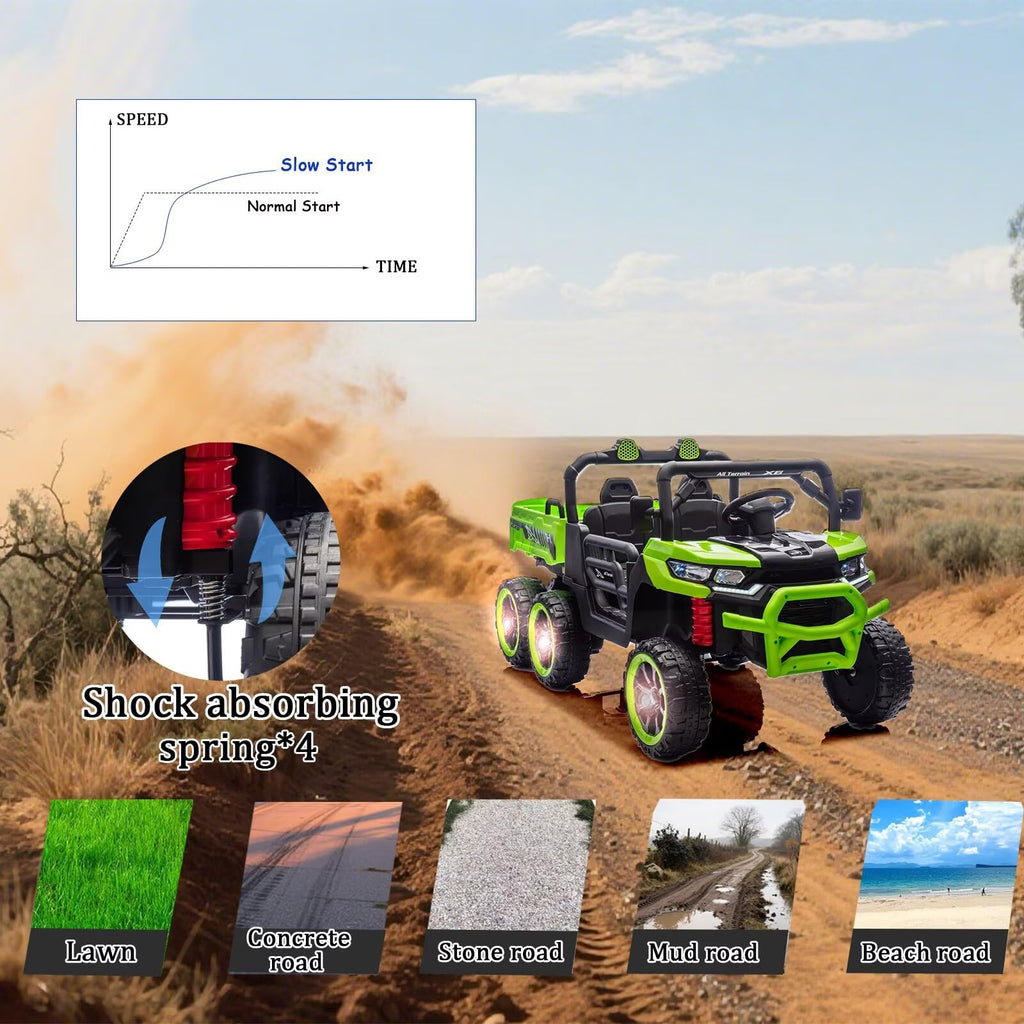 24V 2 Seater Ride On Dump Truck with Dump Bed D128895