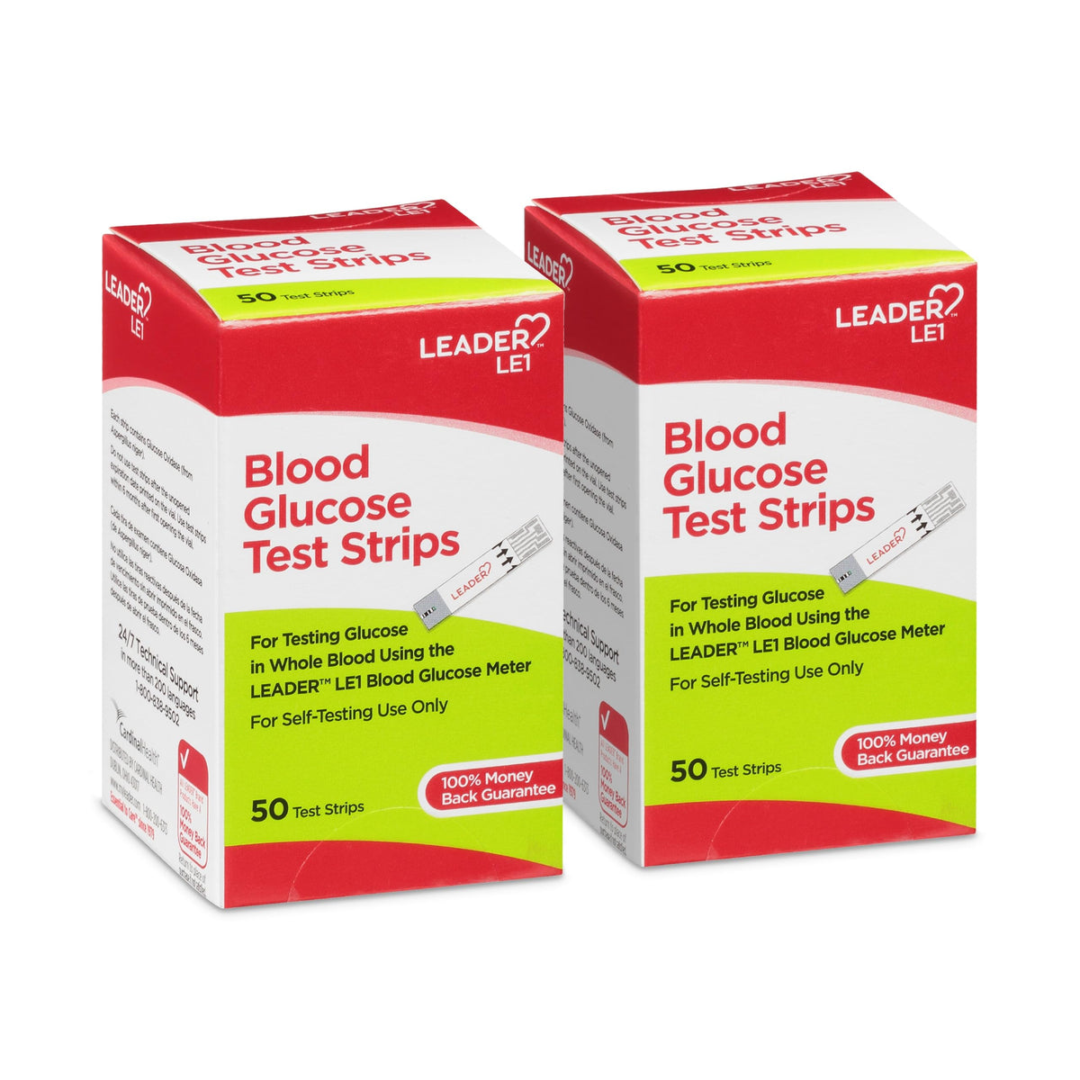 Blood Glucose Test Strips 50 Count Pack of 2 N216761