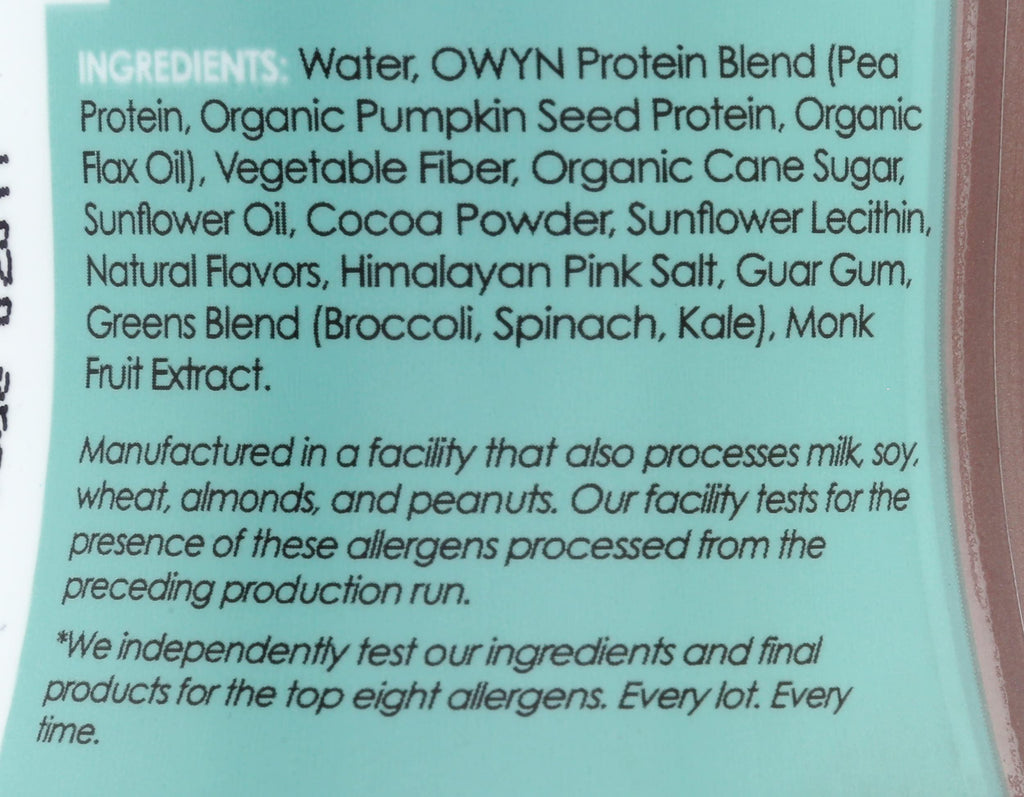 Dark Chocolate Plant Based Protein Shake C99507