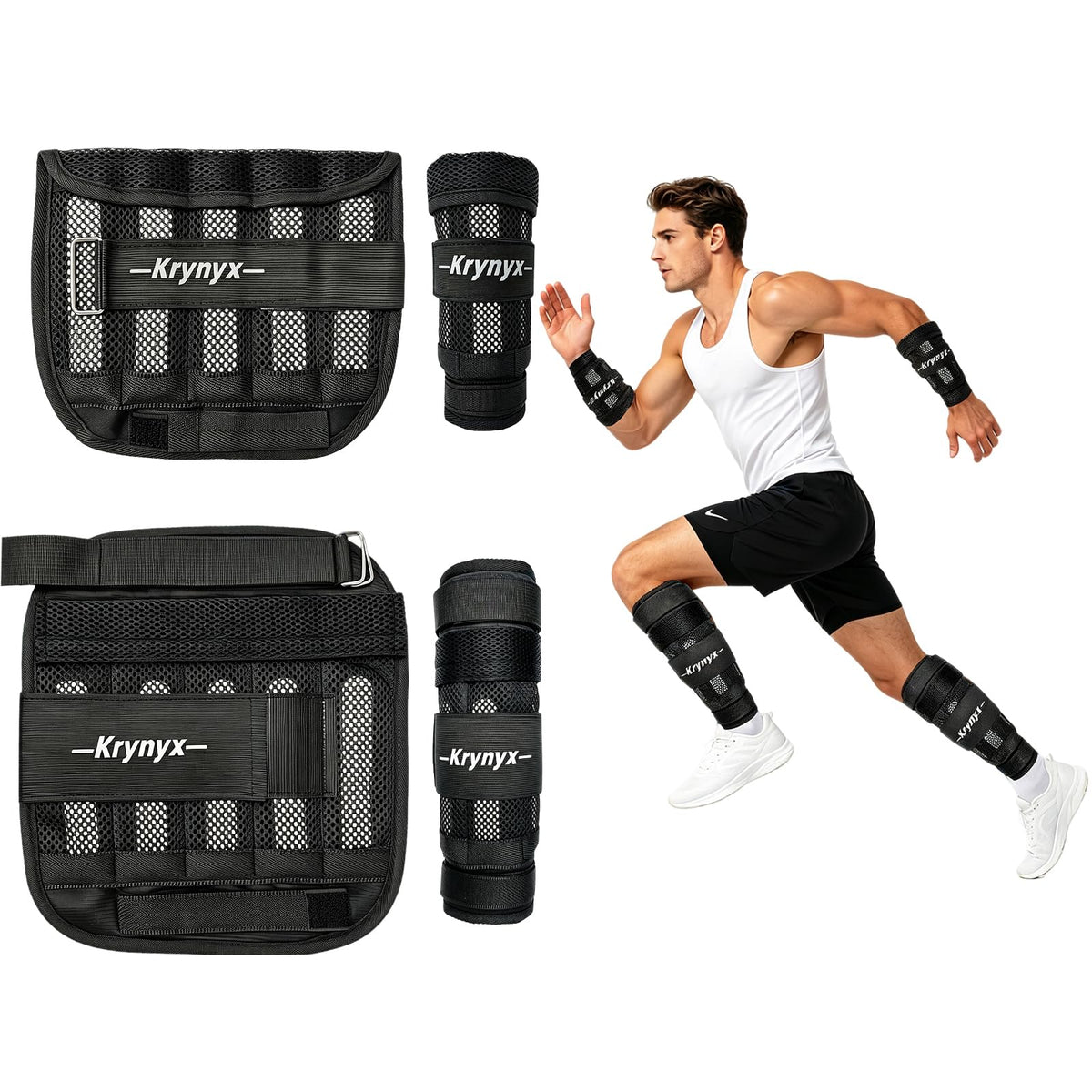Adjustable Wrist Ankle Weights 10/20/30 lb C831