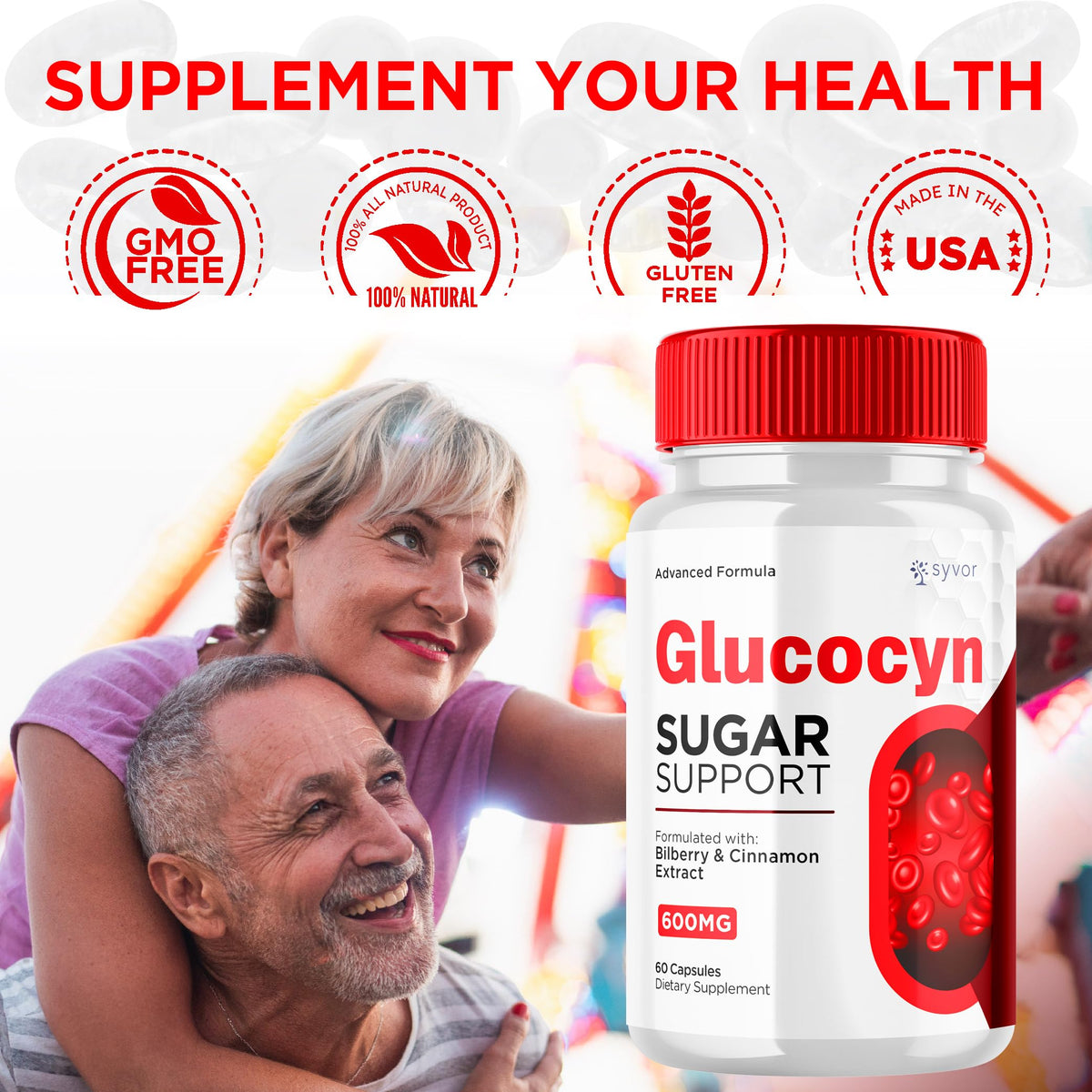 Glucocyn Capsules 180 Capsules E202497