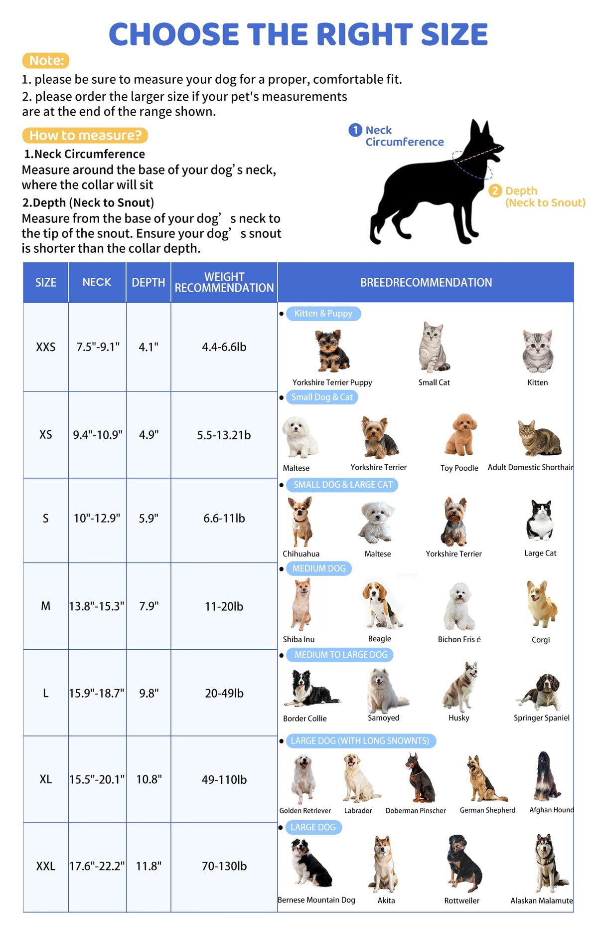 Soft Dog Cone Collar Adjustable Washable G9434