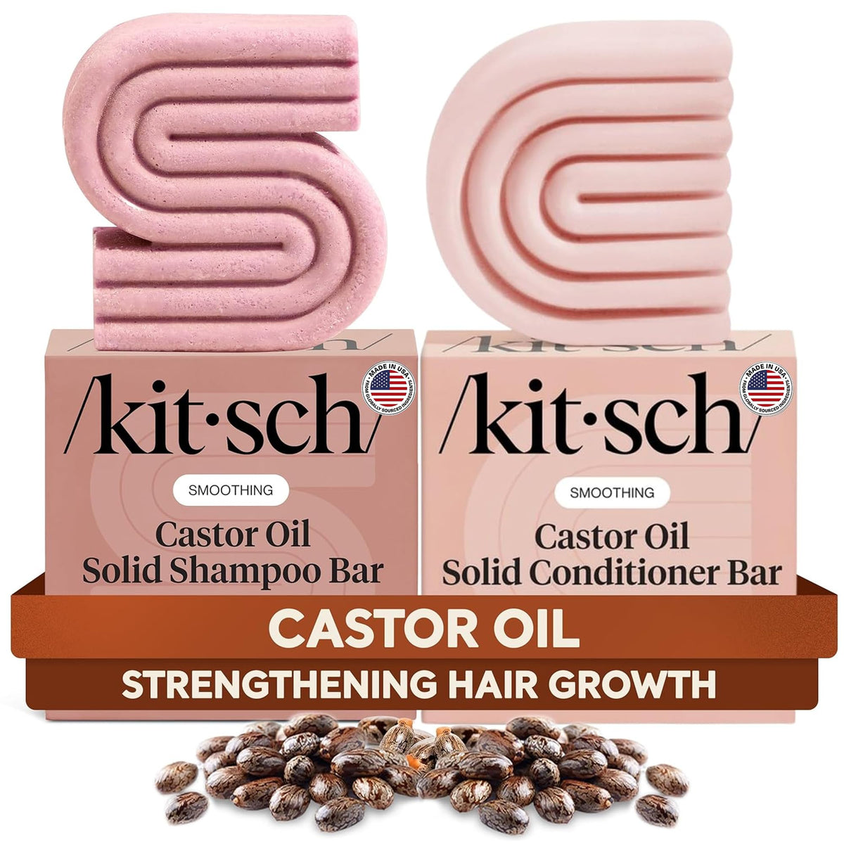Castor Oil Shampoo and Conditioner Set U730579