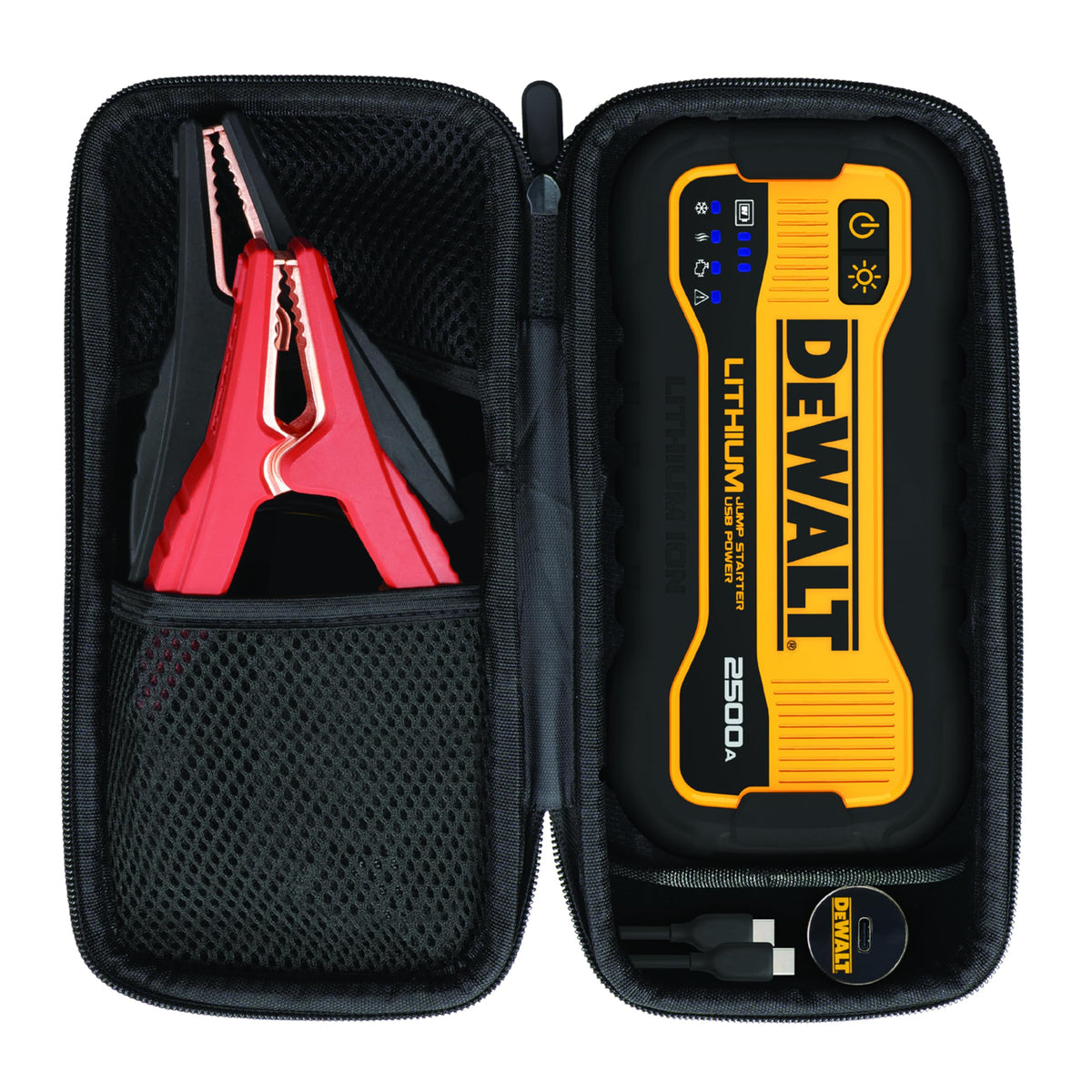 2500 Peak Amp Lithium Jump Starter with USB Power Bank H482