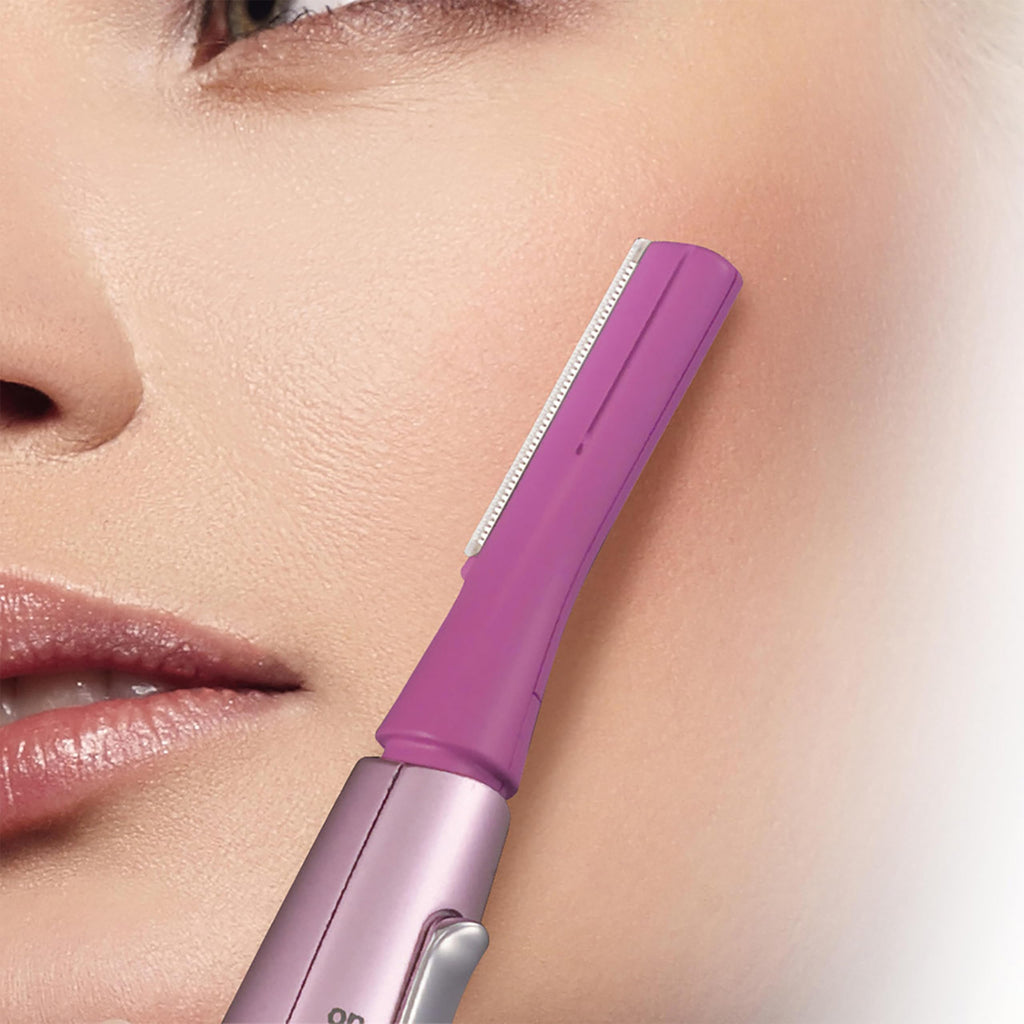 Women’s Facial Hair Remover and Eyebrow Trimmer with Pivoting Head F695136