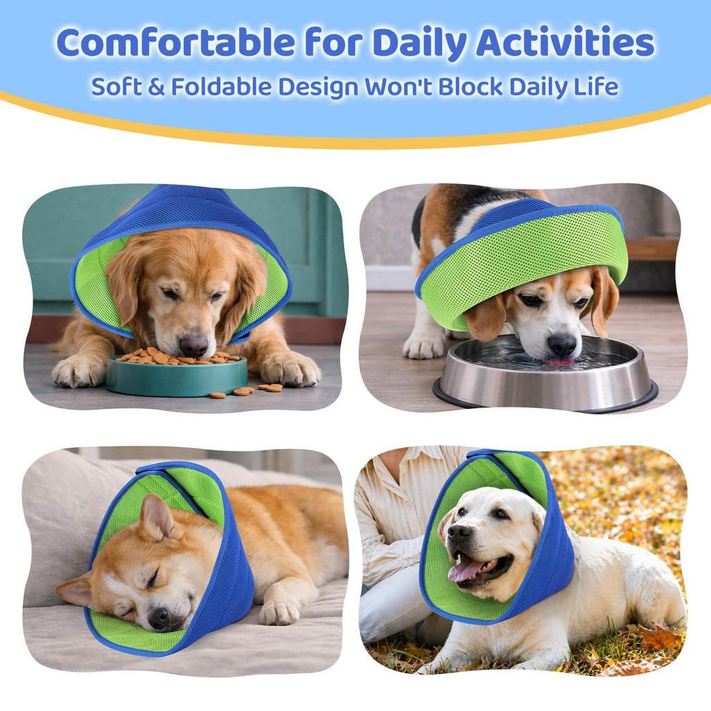 Soft Dog Cone Collar Adjustable Washable G9434