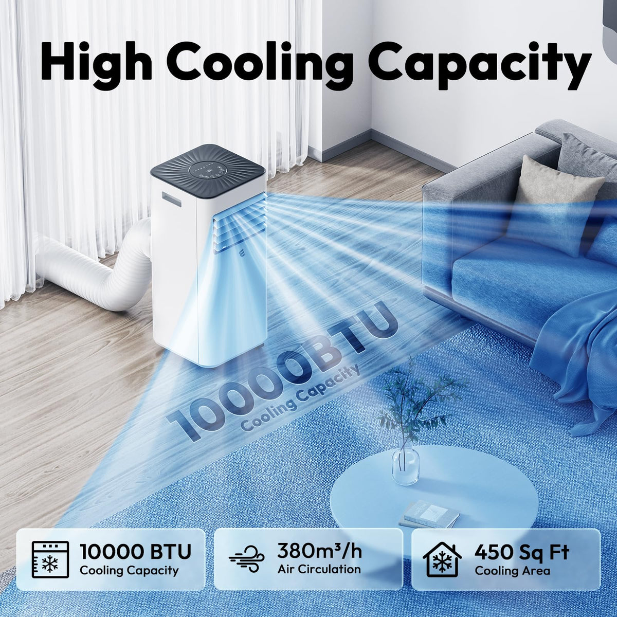 10,000 BTU Portable Air Conditioner with Remote R335