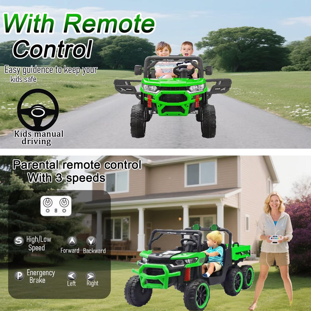 24V 2 Seater Ride On Dump Truck with Dump Bed D128895