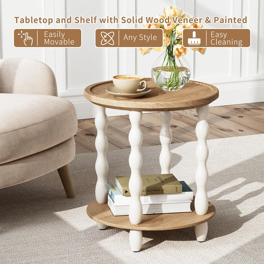 Round 2-Tier Side Table T429596