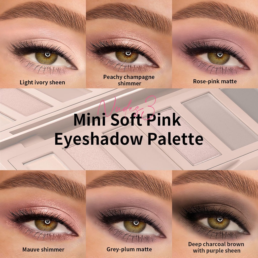 Mini 6 Color Matte & Shimmer Eyeshadow Palette U405408
